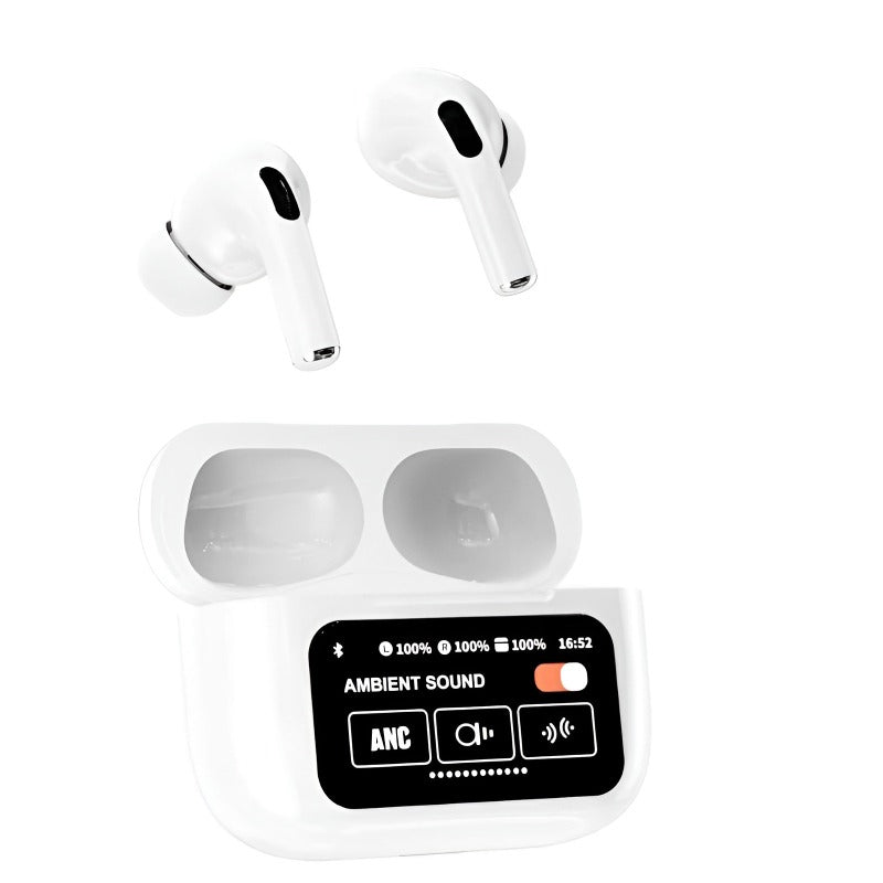A9 Pro Earbuds Anc/enc Touch Screen Display Noise Reduction